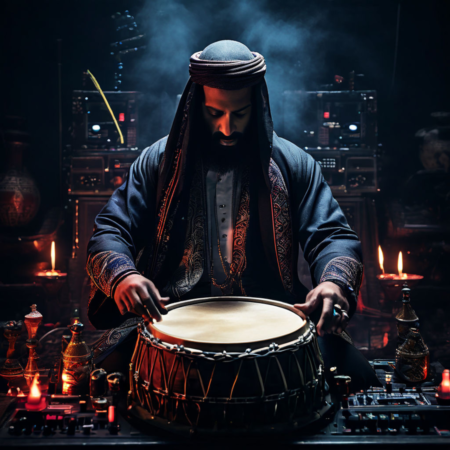 2drum and bass music with youssef oud instrument 104096